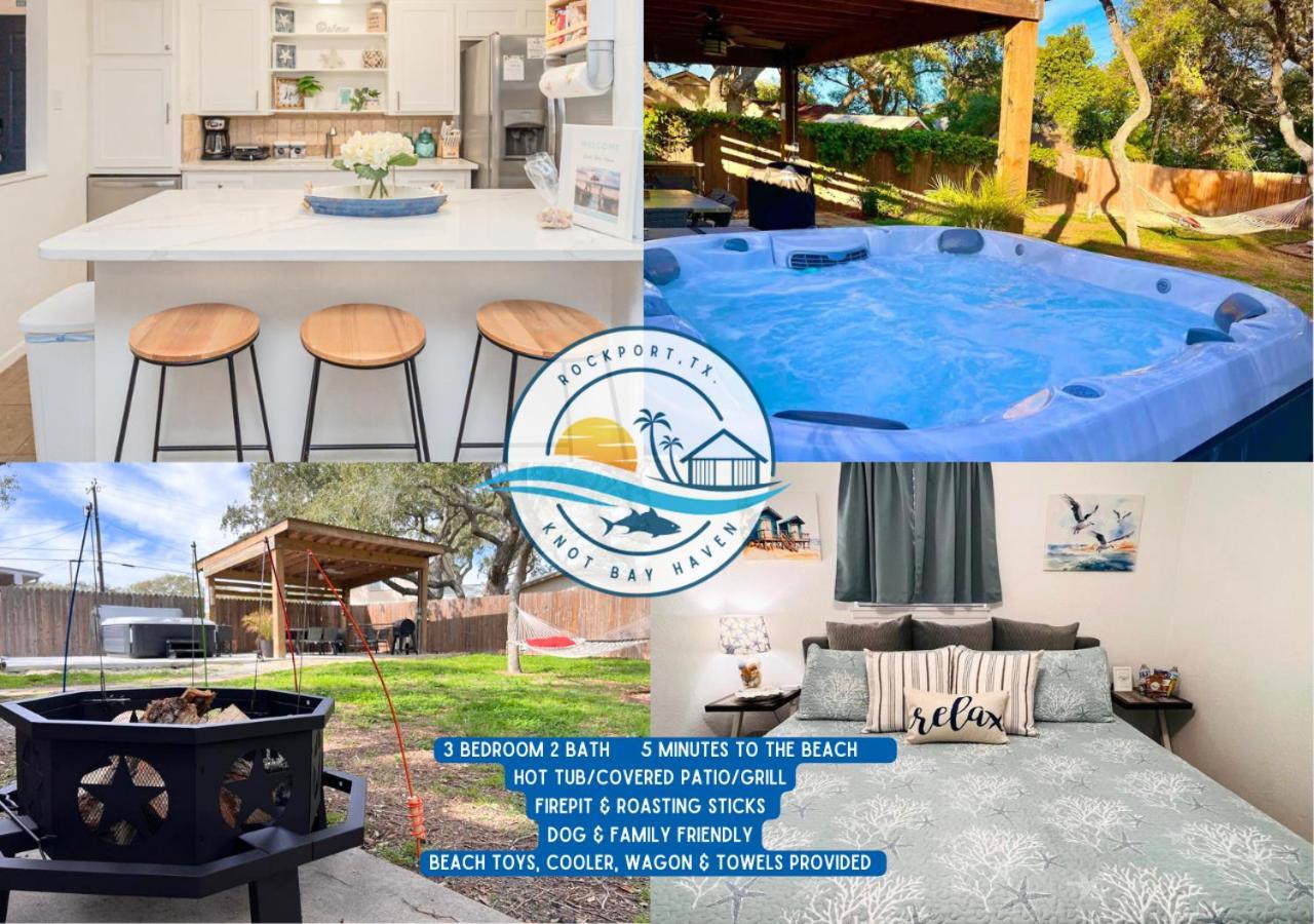 Villa Knot Bay Haven, Dog Friendly, Hot Tub, Fenced Yard, Patio And Grill, 3 Br Rockport Exterior foto